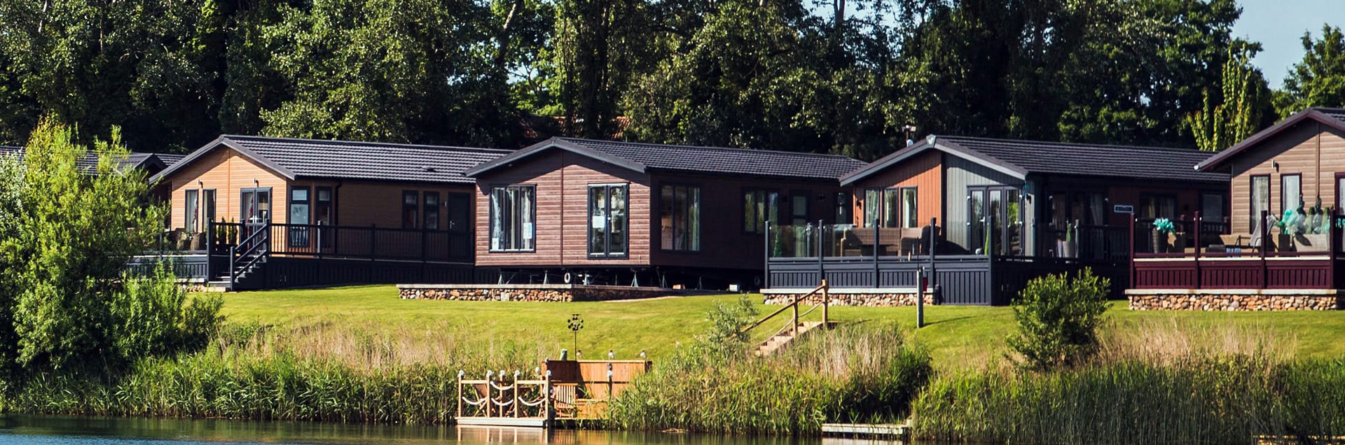 A Close Up Image Of Caravan Decking