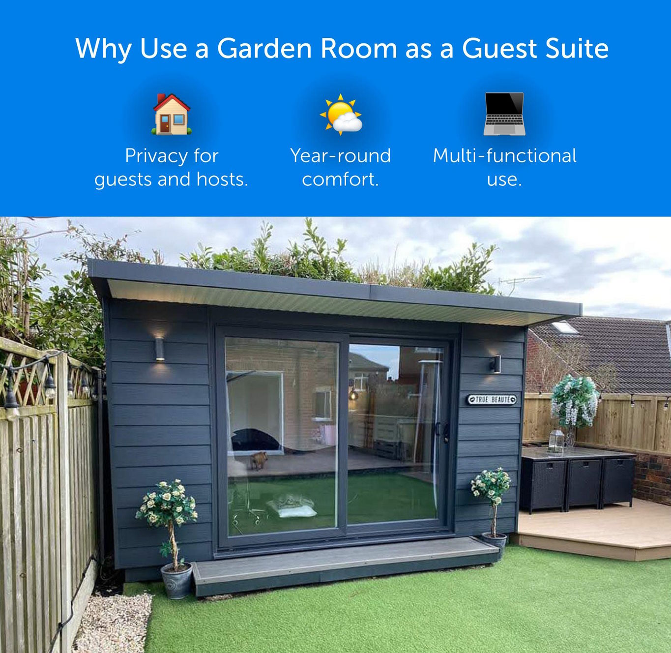 Garden Rooms as Guest Suites: Creating a Cozy Retreat for Visitors