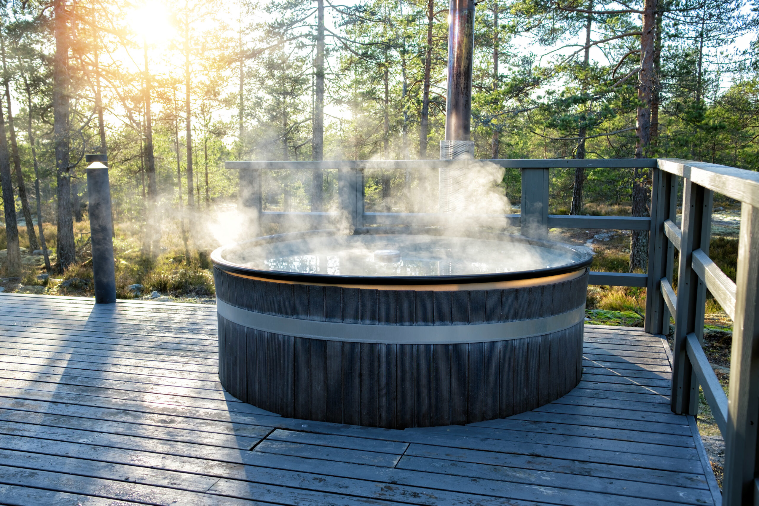 A Guide to Choosing a Hot Tub for Caravan Decking